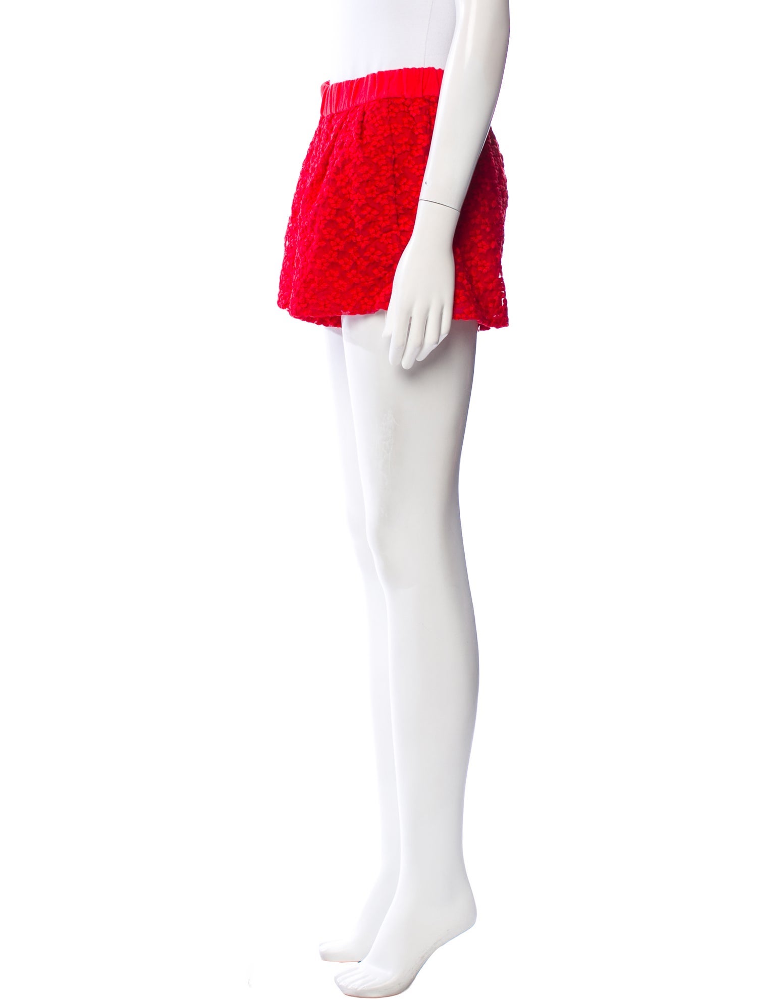 Maje Floral Print Mini Shorts