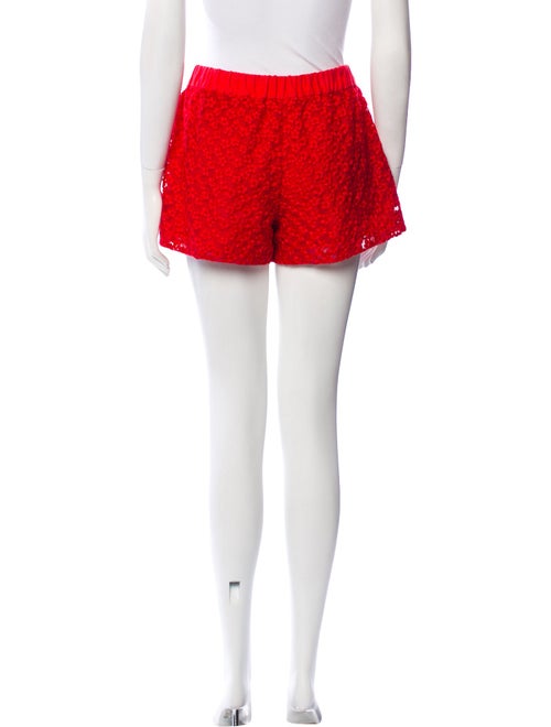 Maje Floral Print Mini Shorts