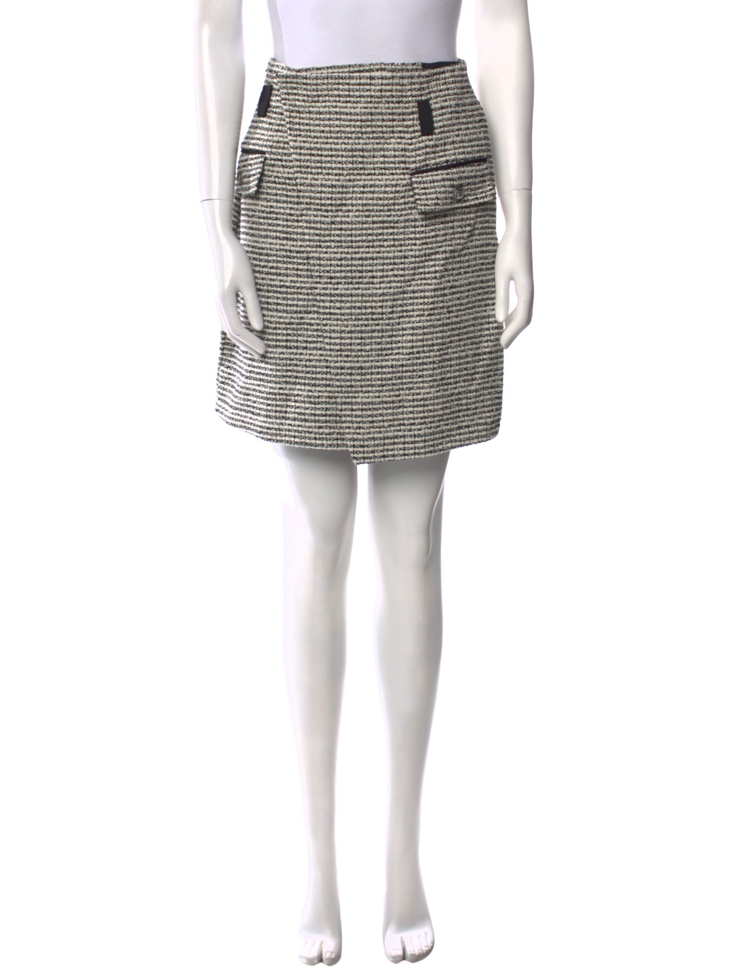 Maje Striped Mini Skirt w/ Tags