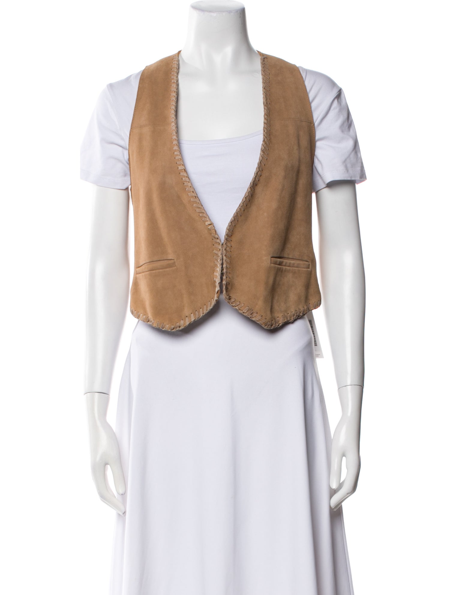 Maje Leather Vest