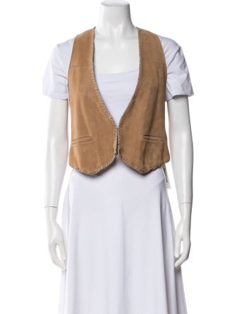 Maje Leather Vest