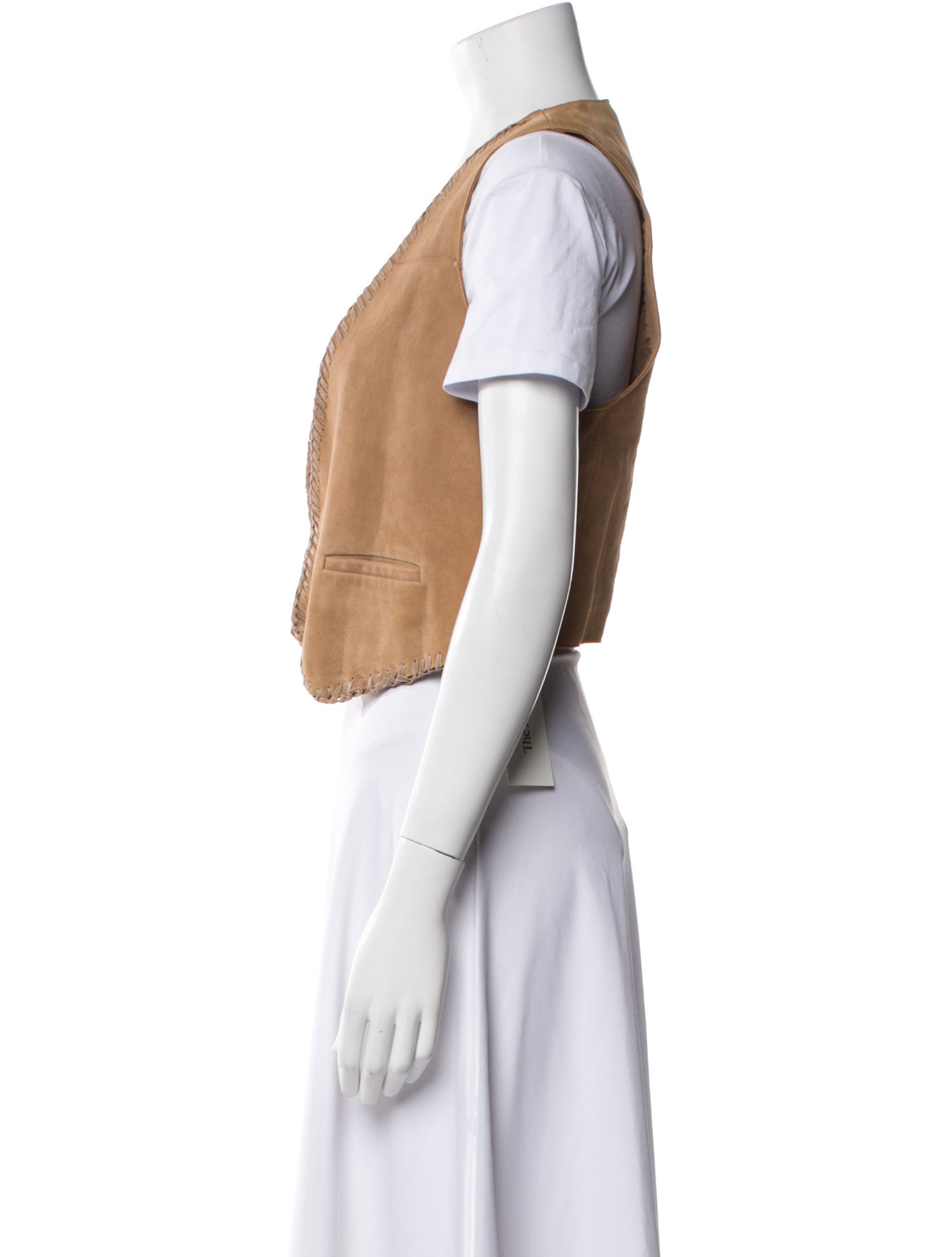 Maje Leather Vest