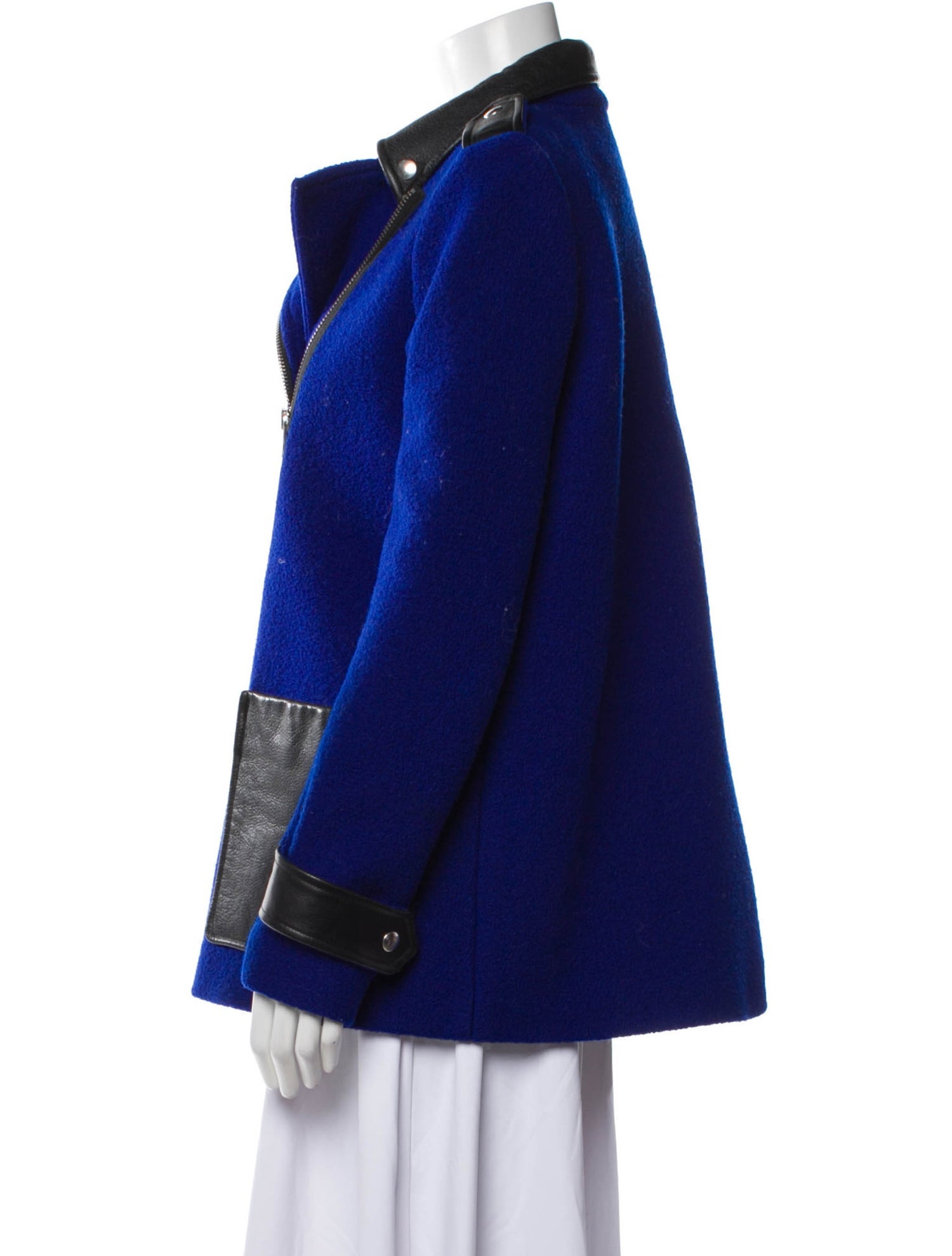 Maje Virgin Wool Biker Jacket