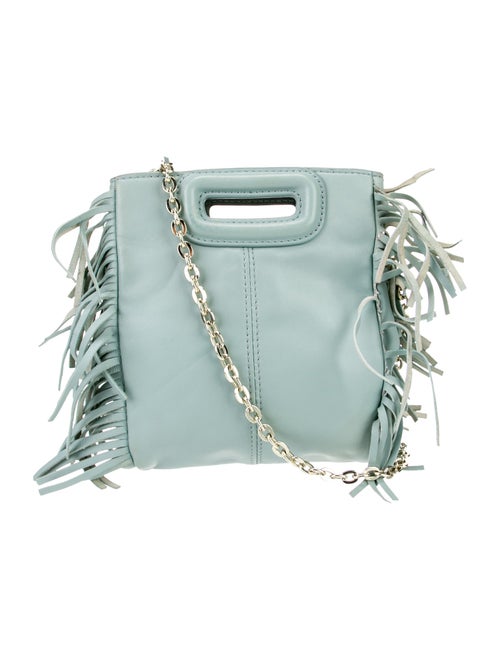 Maje Leather Top Handle Bag