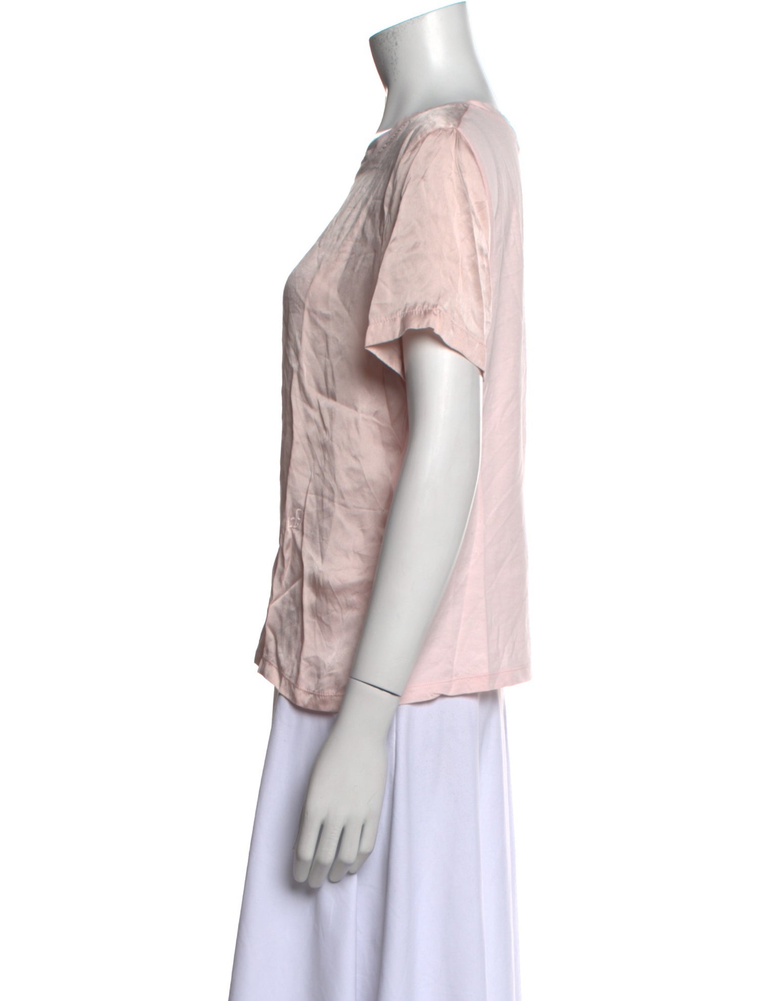Maje Silk Bateau Neckline T-Shirt