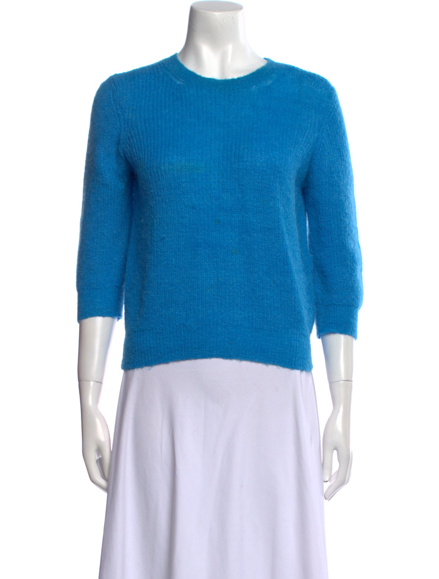 Maje Alpaca Scoop Neck Sweater