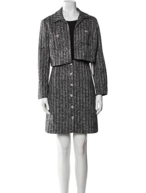 Maje Tweed Pattern Dress Set