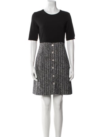 Maje Tweed Pattern Dress Set