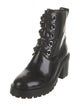 Maje Leather Combat Boots