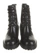 Maje Leather Combat Boots