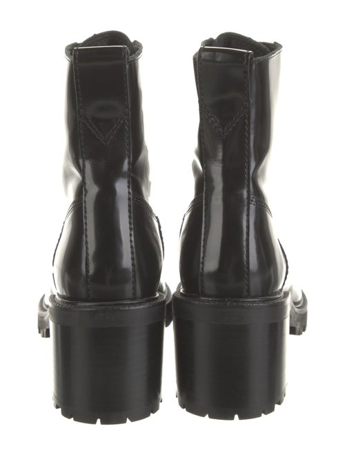 Maje Leather Combat Boots