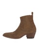 Maje Suede Western Boots
