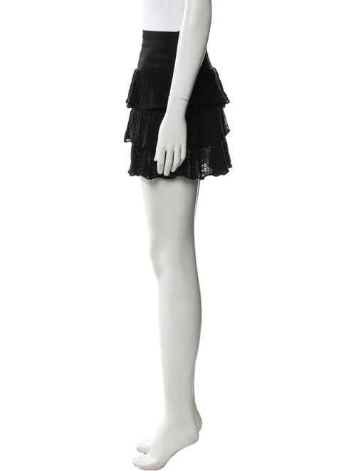 Maje Ruffle Embellishment Mini Skirt