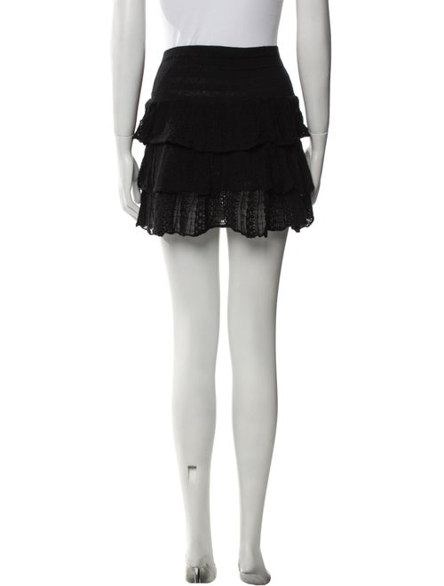Maje Ruffle Embellishment Mini Skirt