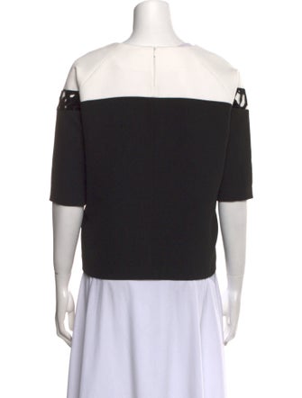 Maje Off-The-Shoulder Three-Quarter Sleeve Top