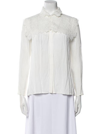 Maje Three-Quarter Sleeve Blouse