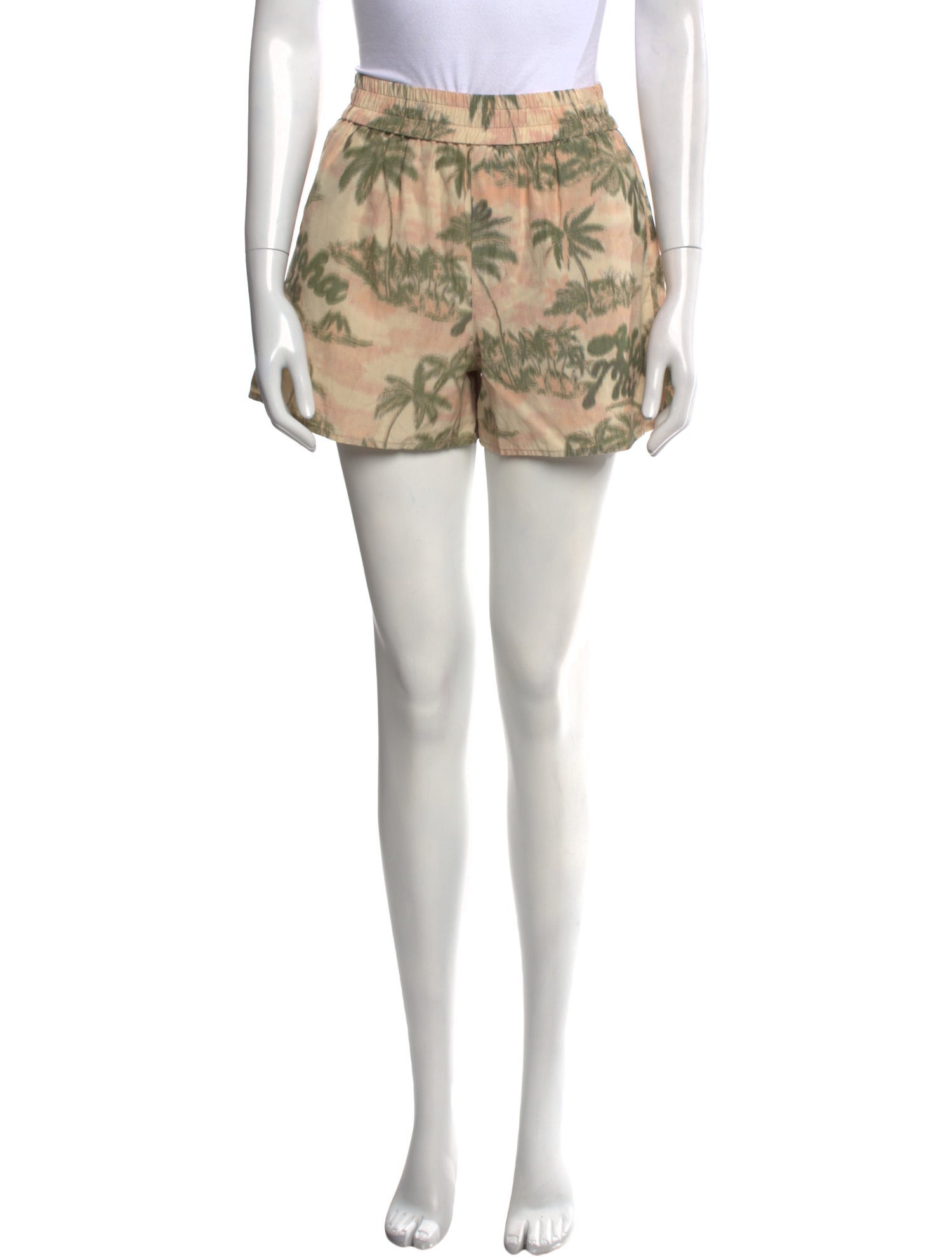 Maje Printed Mini Shorts