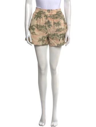 Maje Printed Mini Shorts