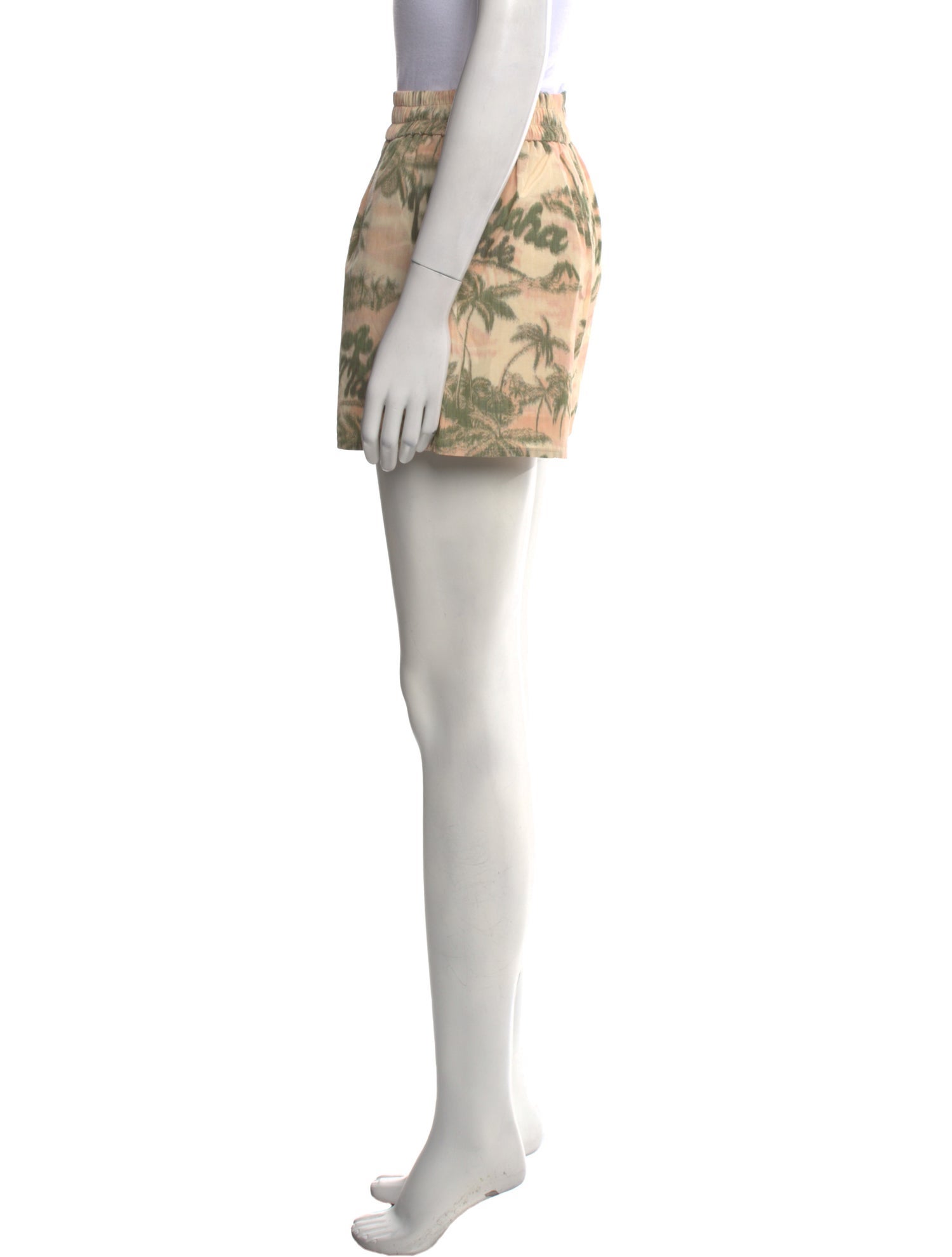 Maje Printed Mini Shorts