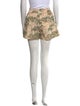 Maje Printed Mini Shorts