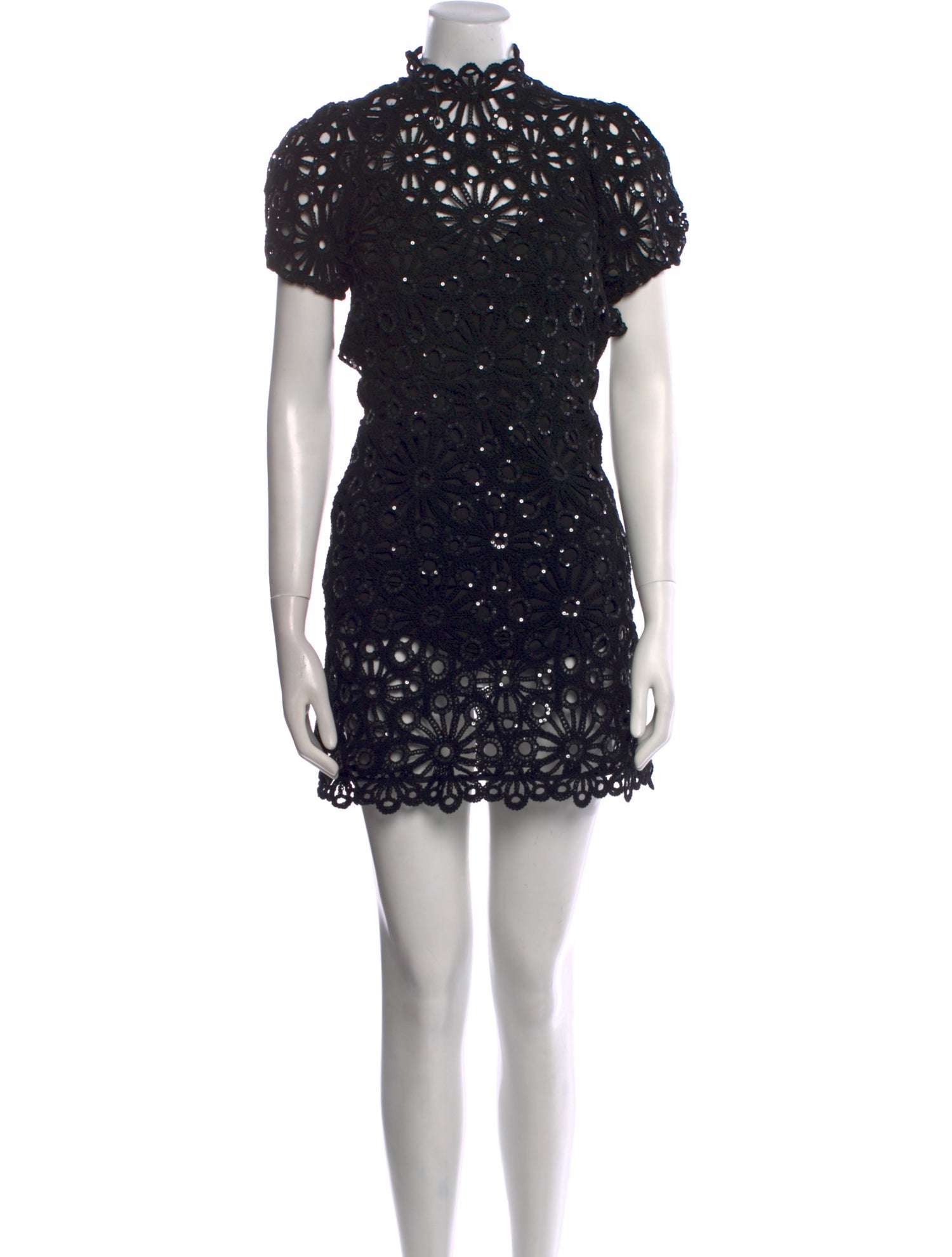 Maje Lace Pattern Mini Dress w/ Tags