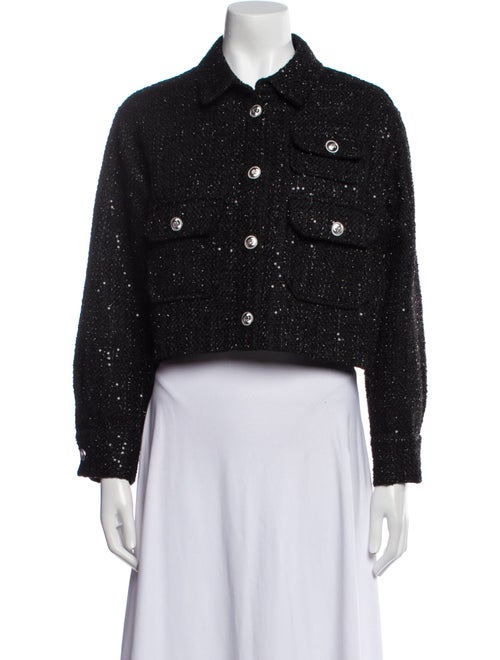 Maje Tweed Pattern Evening Jacket