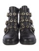 Maje Leather Combat Boots
