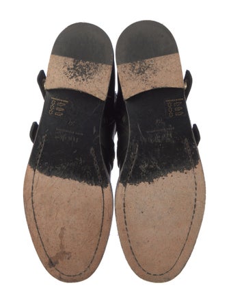 Maje Leather Combat Boots