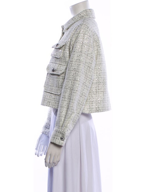 Maje Tweed Pattern Jacket