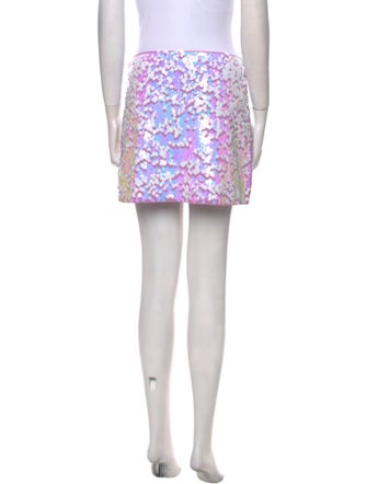 Maje Printed Mini Skirt