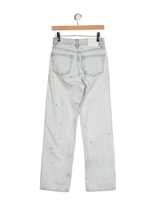 Maje High-Rise Wide Leg Jeans