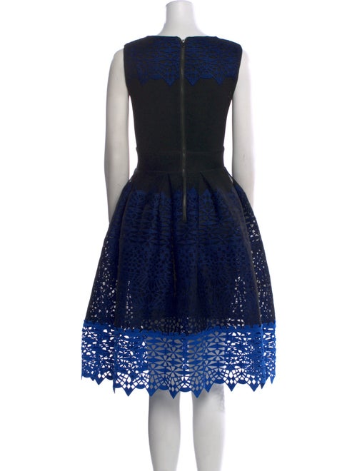 Maje Lace Pattern Midi Length Dress