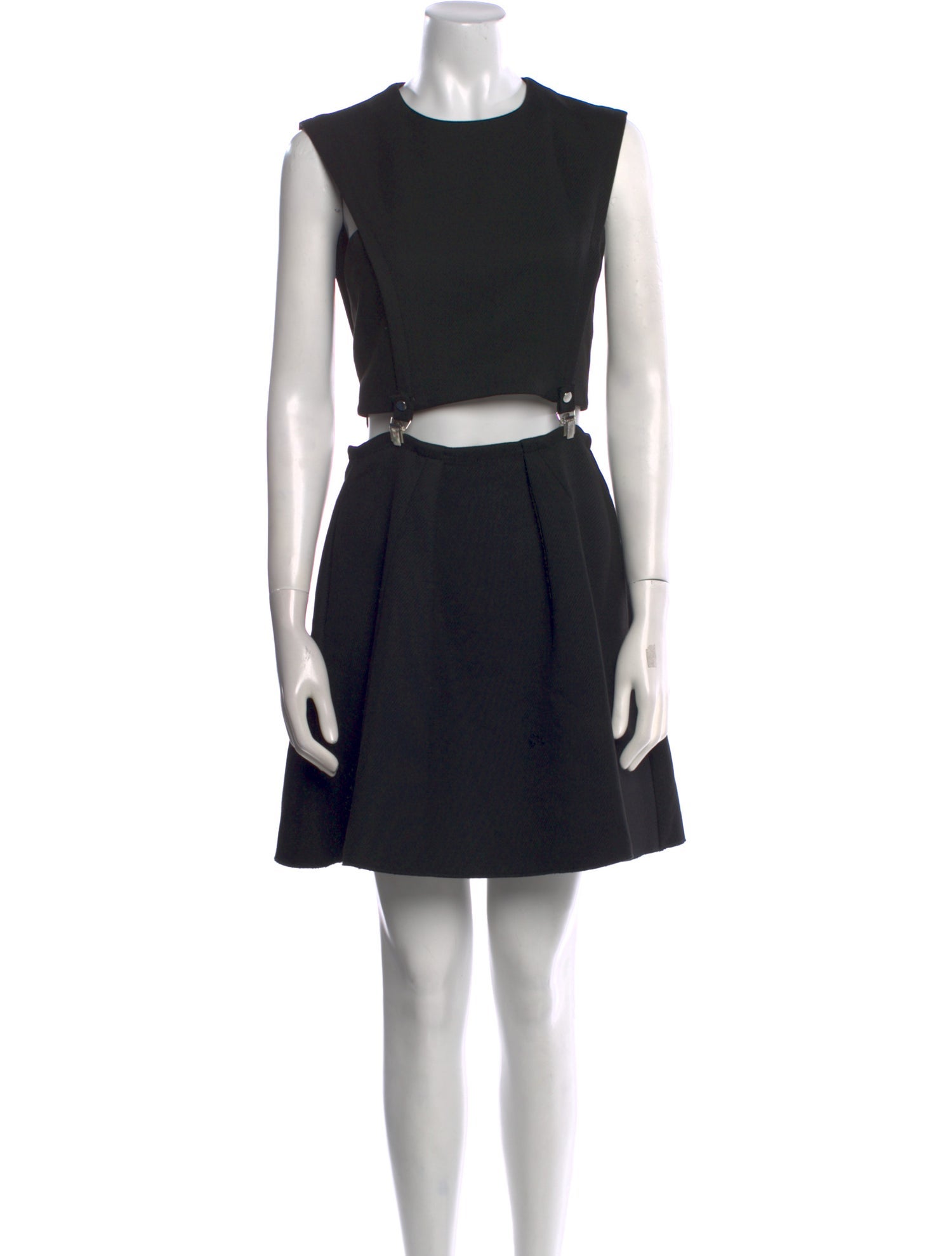 Maje Crew Neck Mini Dress