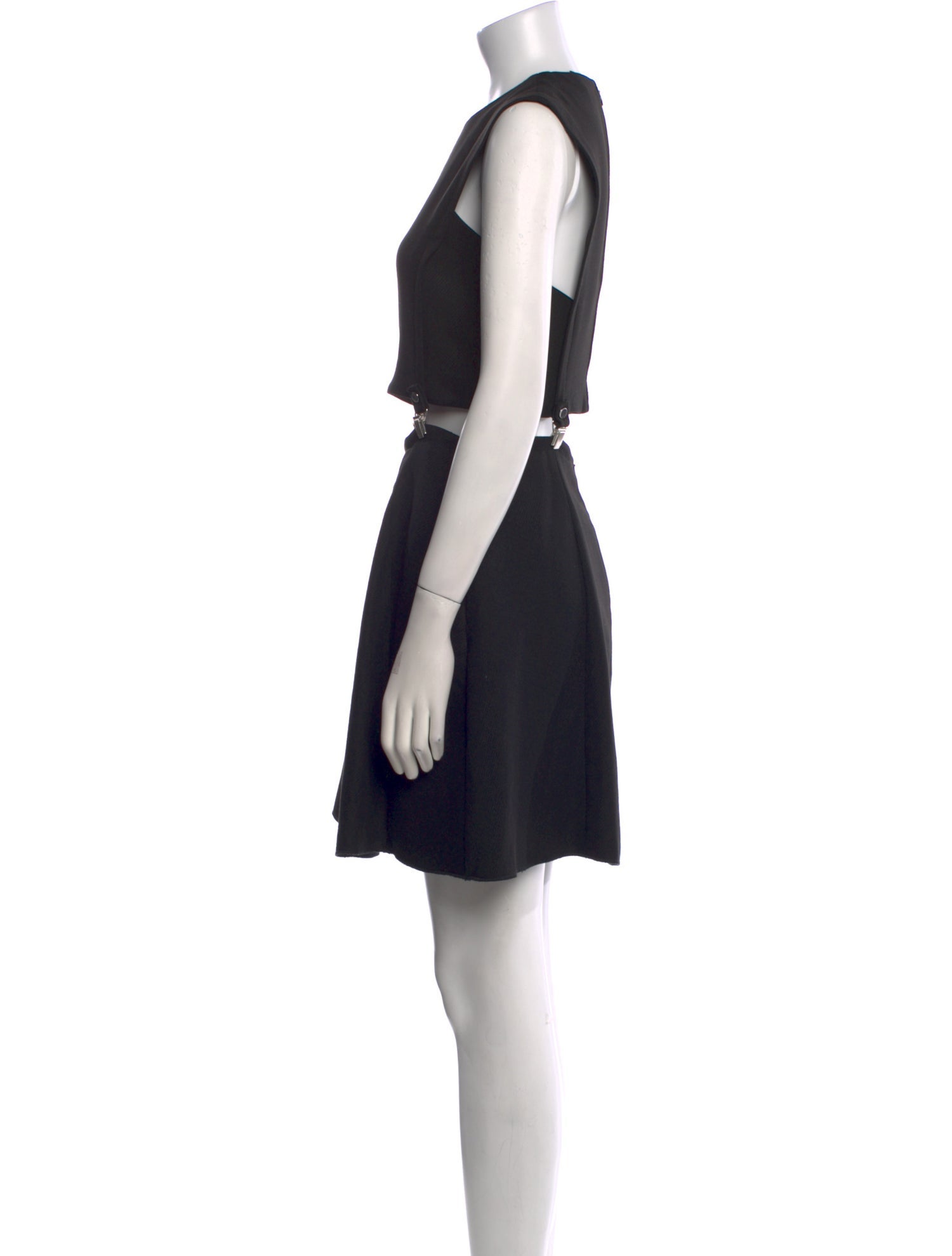 Maje Crew Neck Mini Dress