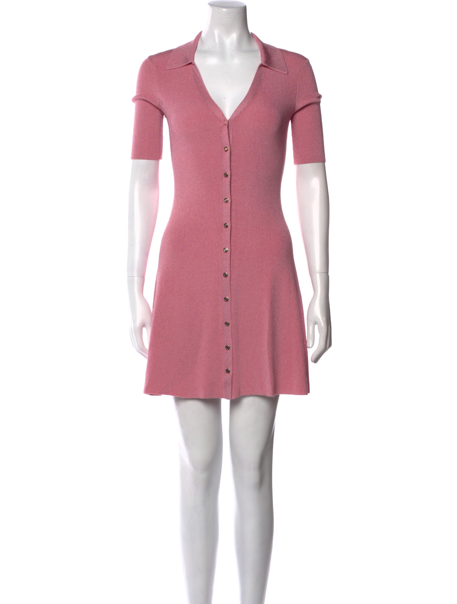 Maje V-Neck Mini Dress