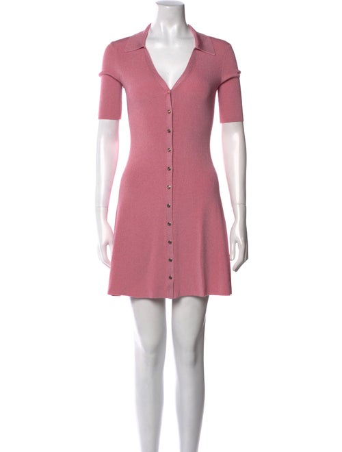 Maje V-Neck Mini Dress