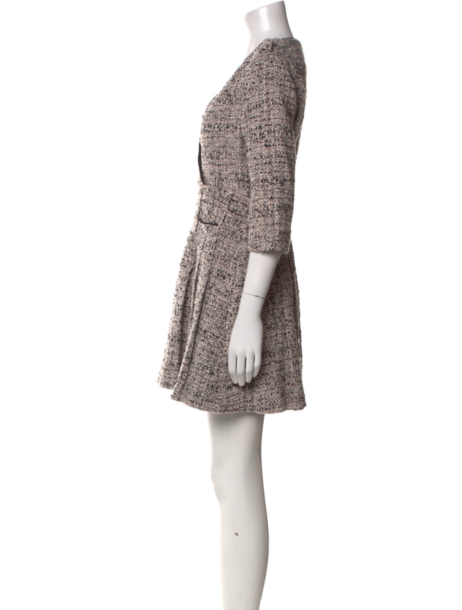 Maje Printed Mini Dress