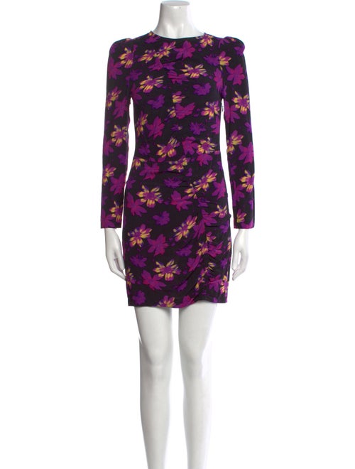 Maje Floral Print Mini Dress