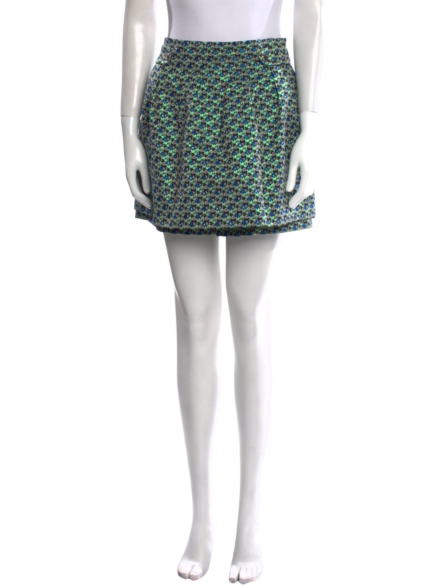 Maje Printed Knee-Length Skirt