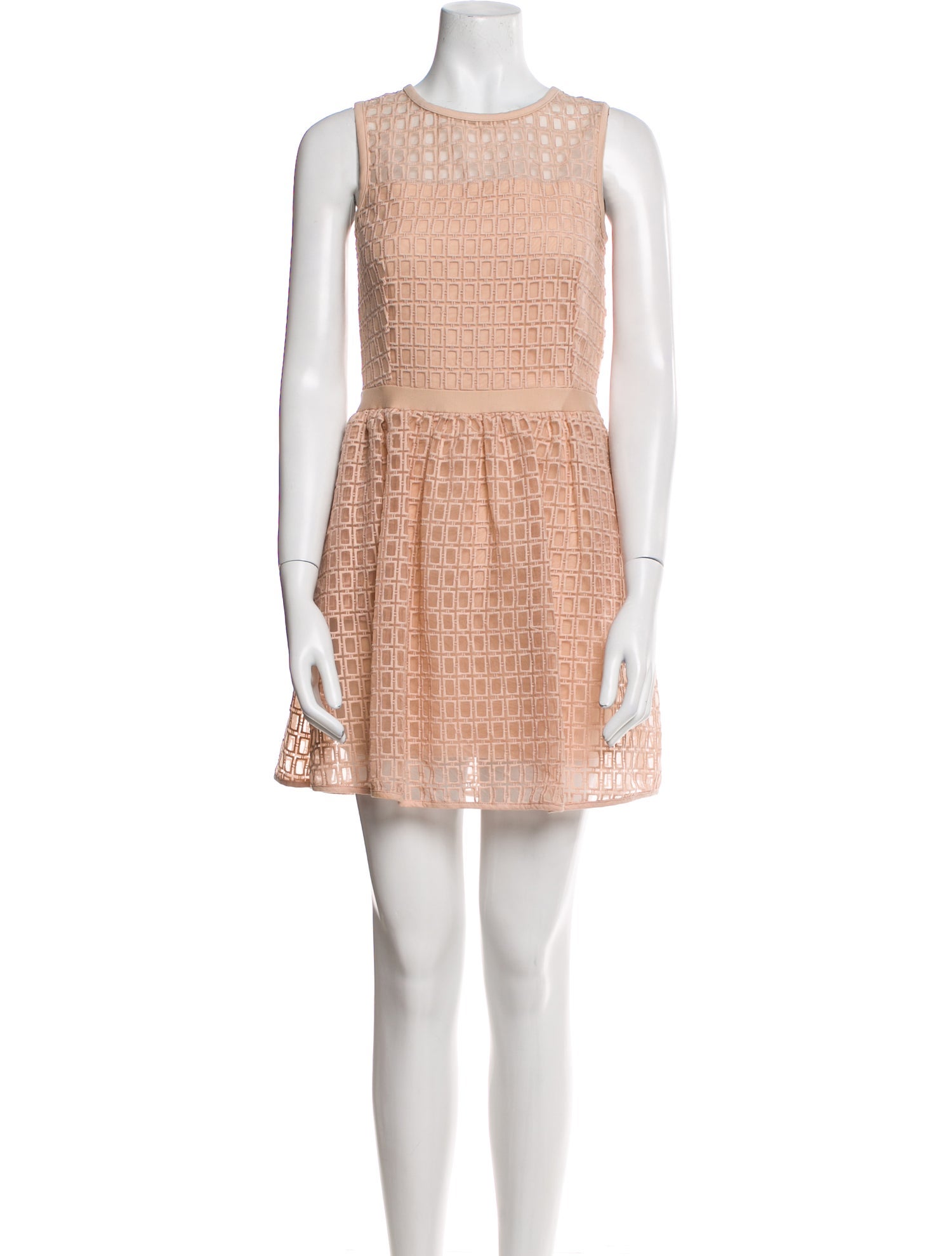 Maje Printed Mini Dress