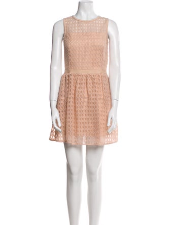 Maje Printed Mini Dress