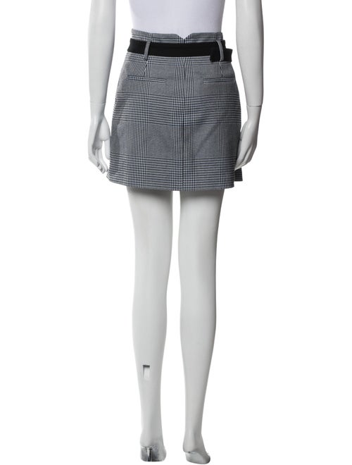 Maje Houndstooth Print Mini Skirt