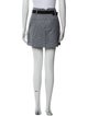 Maje Houndstooth Print Mini Skirt