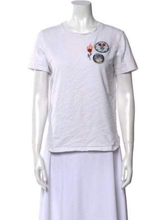 Maje Crew Neck Short Sleeve T-Shirt