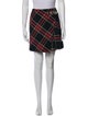 Maje Plaid Print Mini Skirt