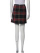 Maje Plaid Print Mini Skirt