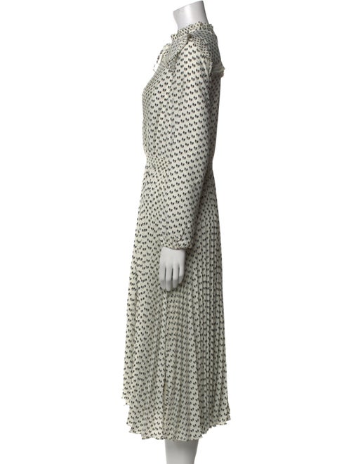 Maje Printed Midi Length Dress