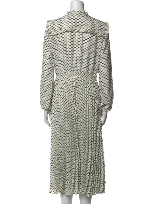 Maje Printed Midi Length Dress