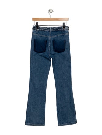 Maje Mid-Rise Straight Leg Jeans