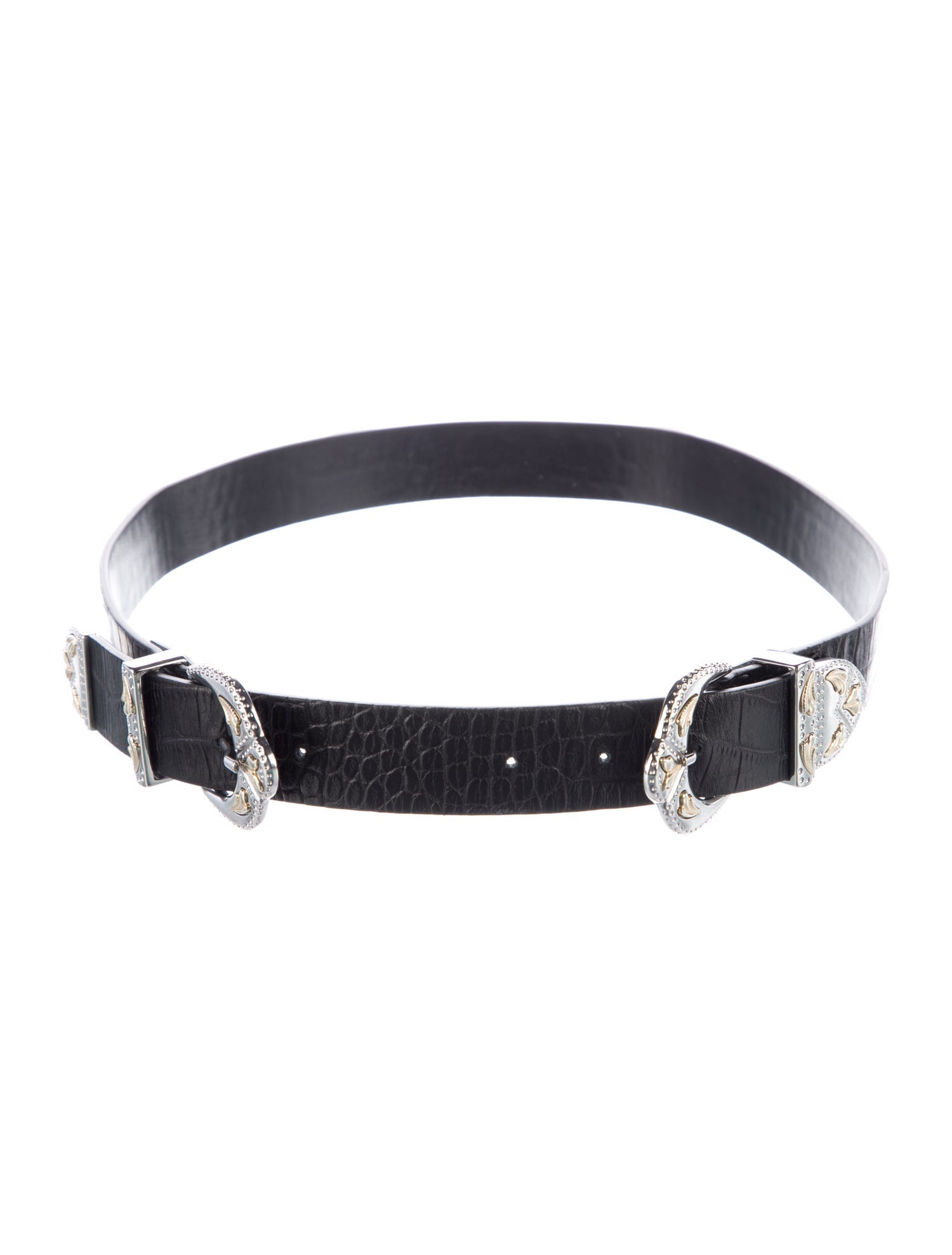 Maje Skinny Leather Waist Belt